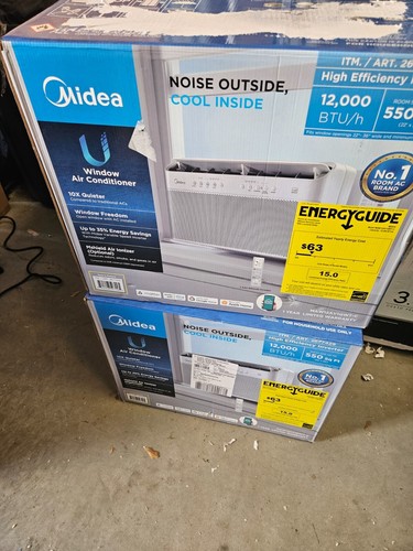 Midea U 12000 BTU Inverter Window Air Conditioner (MAW12V1QWT)
