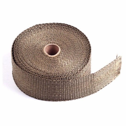 T4 Titanium Turbo Heat Shield Blanket Cover + 2" Exhaust Header Wrap Tape W/Ties - Bild 6 von 6