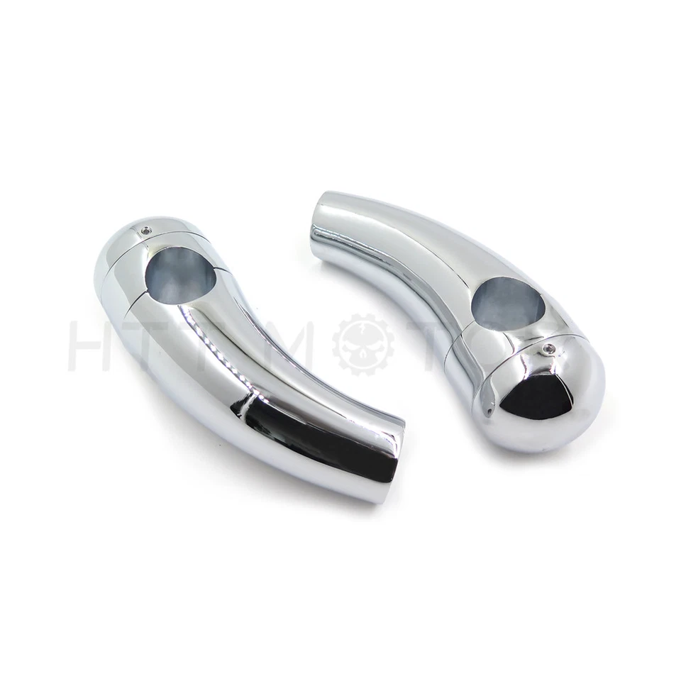 Manillar cromado personalizado de 1" elevadores de 3,5" elevadores de manillar para Harley Victory Cruis Foto 2 de 4