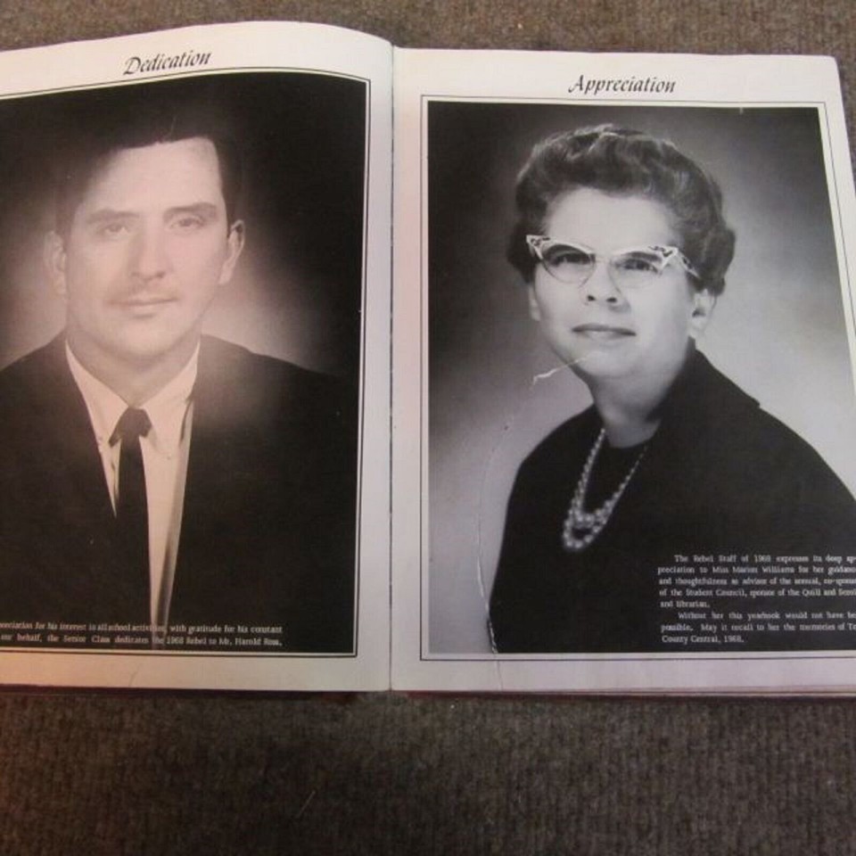 1968 Todd County Central High School Elkton Kentucky KY Yearbook Year