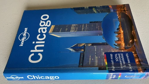 Lonely Planet Chicago (Travel Guide) Pull-out Map Local Secret 8th Edition 2017 - Picture 3 of 9