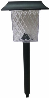 Alpine QAP104BB Solar Lantern Walkway or Landscape Stake Light 22''- 6 Pack