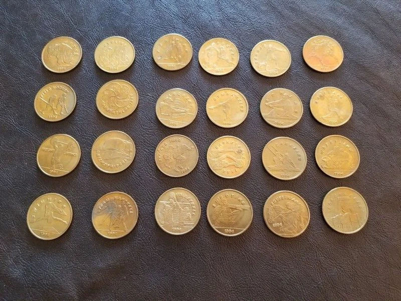 25+ Olympics Fan Apparel & Souvenirs 1984 Coins for sale | Updated
