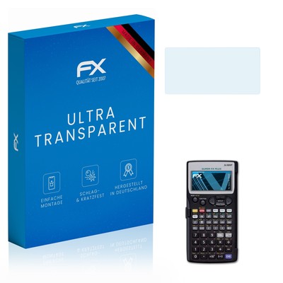 atFoliX 2x Displayschutzfolie für Casio FX-5800P Schutzfolie klar Folie