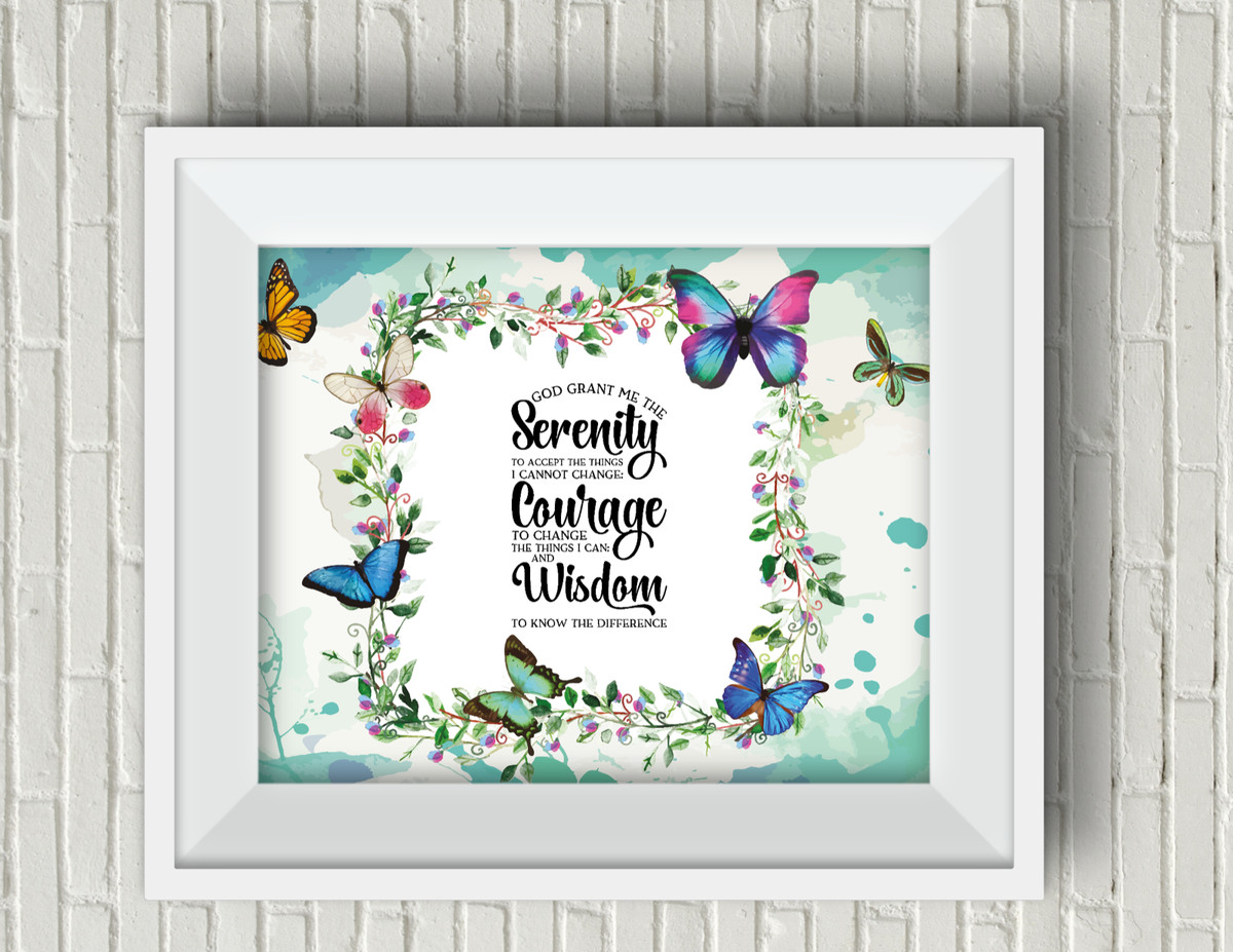 Printable Serenity Prayer Tattoo