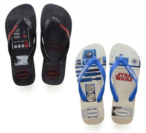 havaianas star wars flip flops