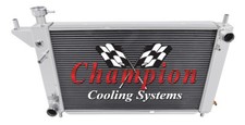 Western Champion 2 Row All Aluminum Radiator For 1994 1995 1996 Ford Mustang