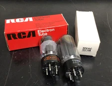 LOT OF 4 VINTAGE ELECTRON TUBES | RCA | Tung-Sol | Beckman