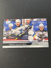 2020 Upper Deck #156 Zach Sanford   St. Louis Blues