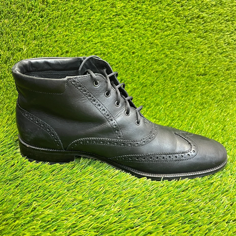 Cole Haan Williams Wingtip Mens Size 11.5 Black Classic Ankle Chukka Boots - Image 4 of 4