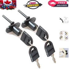 Durable 2-Piece Zinc Alloy Drawer Locks with Keys - Modern Protection Solution