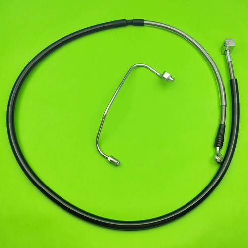 Front Brake Braided Hose Line Pipe For KAWASAKI KLX650 KLX650R 1993 1994 - 1996 - Picture 3 of 5