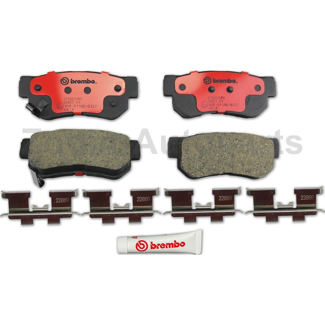 Fits 20062008 Sonata Brembo Brake Pads Front Rear eBay