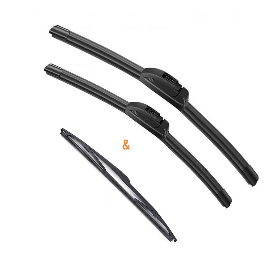 Front & Rear Windshield Wiper Blade For Jeep Wrangler 2007-2016 OEM Quality USCG
