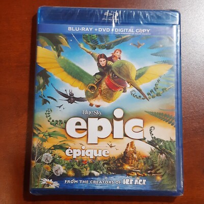 Epic (Blu-ray/DVD, 2013, 2-Disc Set) Brand New Sealed 