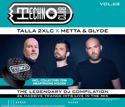 CD Techno Club Vol. 68 By Talla 2XLC, Metta & Glyde 2CDs