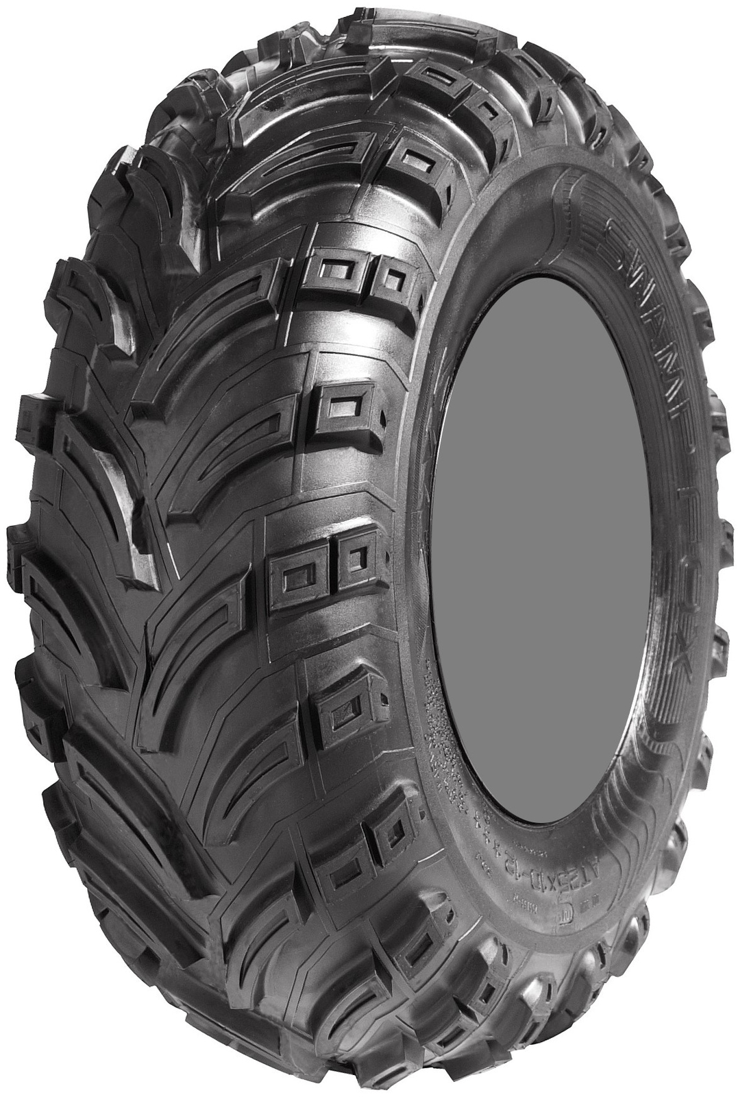 Four 4 AMS Swamp Fox ATV Tires Set 2 Front 23x812 & 2 Rear 23x1012 eBay