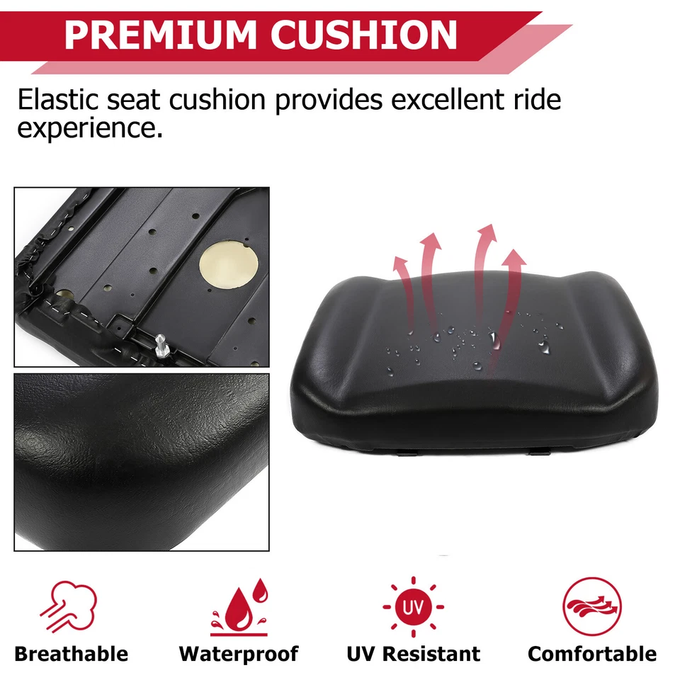 HECASA Driver Seat Bottom Cushion For Polaris Ranger XP 900 All Models 2013-19 - Image 3 of 4