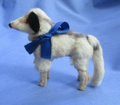 BORZOI BRU KESTNER JUMEAU BLEUETTE FASHION DOLL GERMANY 4'' SALON DOG
