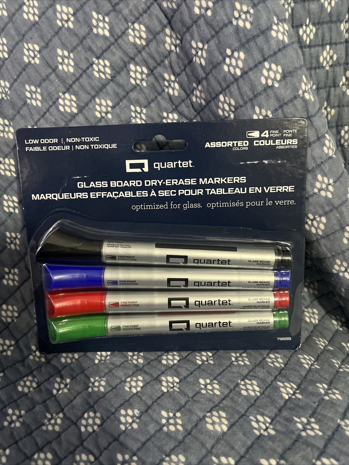 Quartet Premium Glass Board Dryerase Markers, 4/pack (79555) eBay