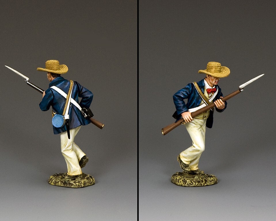 Figurine King & Country RTA113 John Purdy Reynolds en plomb peinte à la main neuve en boite