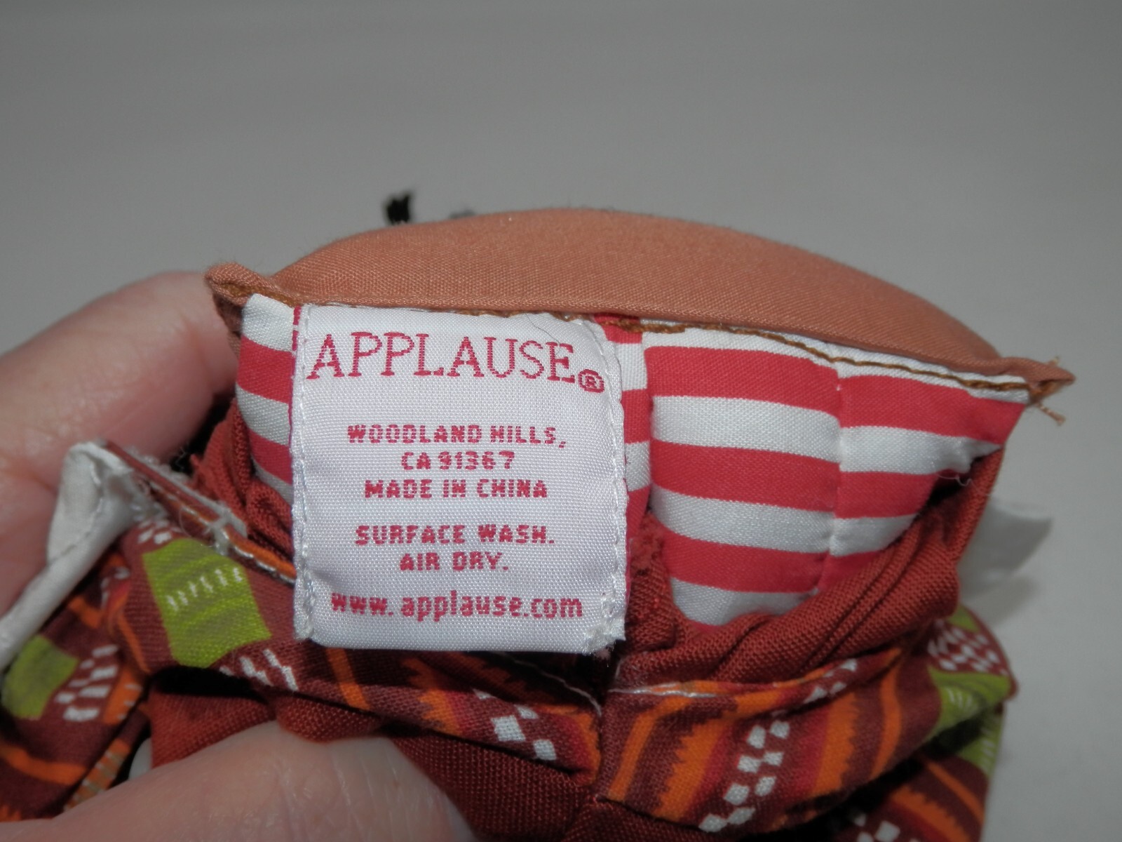 Applause Ethnic Raggedy Andy Doll - 12" Black African-American Plush Toy New NWT