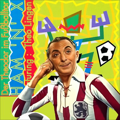 7'' HAM 'N' X feat THEO LINGEN Der Theodor im Fussballtor TOI TOI TOI Techno 1994