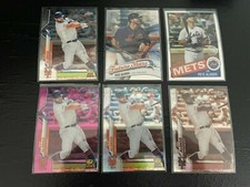 2020 Topps Chrome Pete Alonso lot (6) refractor Pink Sepia Base 1985 Future Star