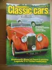 Thoroughbred  CLASSIC CARS September 1982 Track Tests Ferraris  MGBs