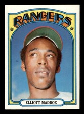 1972 Topps Baseball #277 Elliott Maddox NM/MT *d9