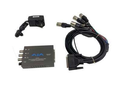 AJA D10CEA SDI to Analog Audio/Video with patch cable