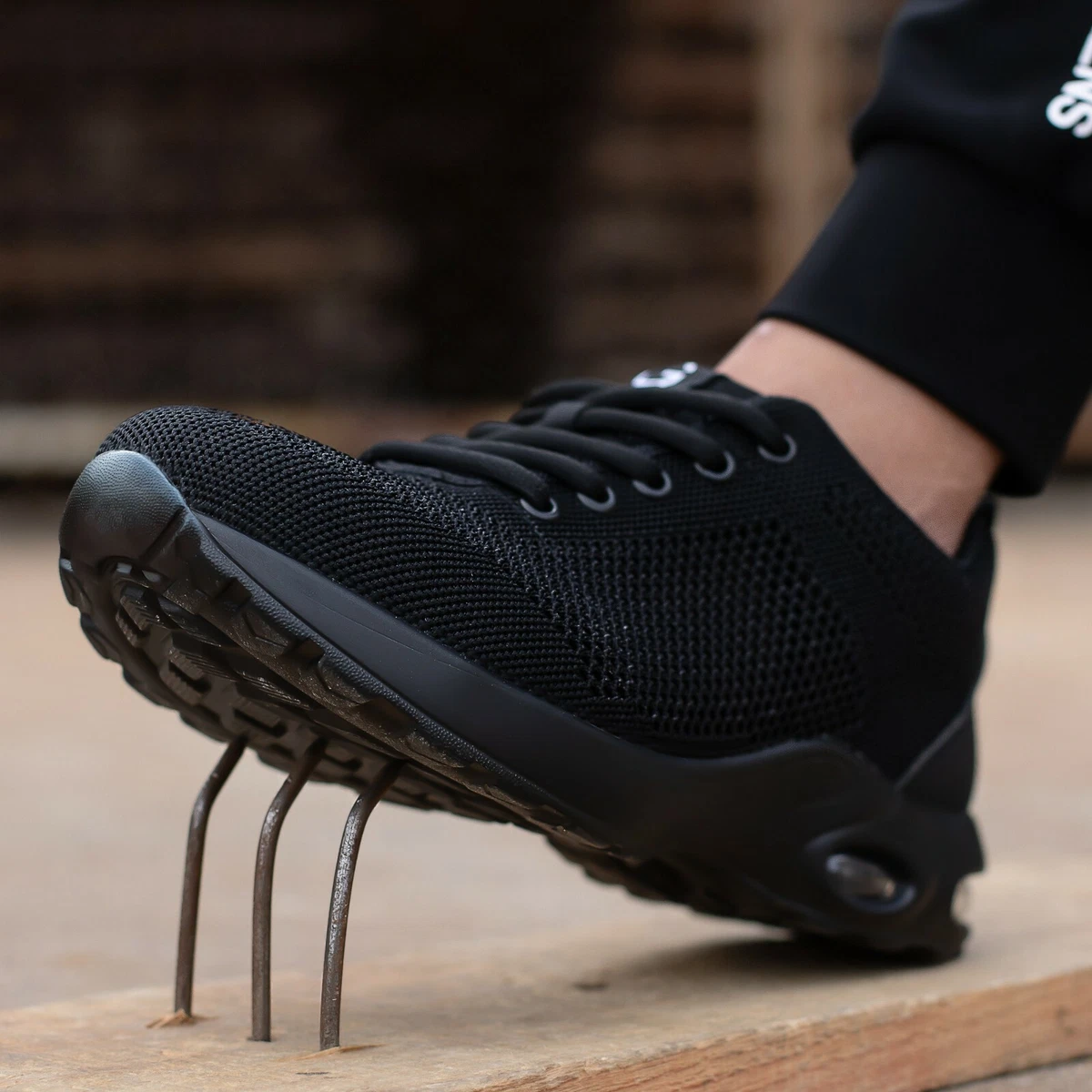 Safety Trainers Men Women Light Safety Shoes Steel Toe Cap Work Trainers Boots