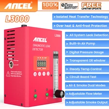 Automotive Smoke Machine Tester with Built-in Air Pump & Digital Pressure Gauge