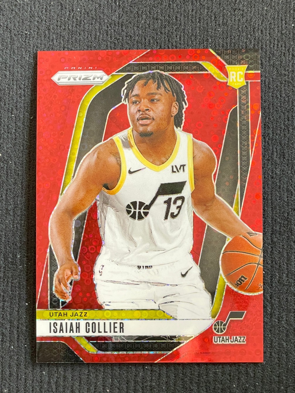 Isaiah Collier 2024-25 Panini Prizm Fast Break Red /100 #227