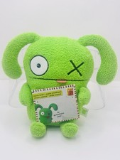 Hasbro 9  Ugly Dolls Plush - Green OX with Envelope and Sticker Used