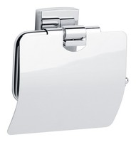 Tesa Klaam Toilettenpapierhalter Chrom Mit Deckel Wc Halter Ohne Bohren
