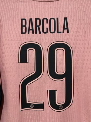 DETAIL Barcola #29 Mens LARGE Nike Paris Saint-Germain Away Jordan