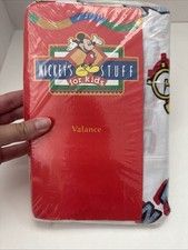 Vtg NOS Disney Mickey Mouse Balloon Curtain Valance 86x14 see description