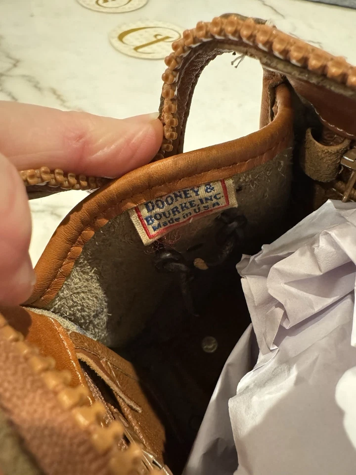 Bolso Bandolera de Hombro Dooney & Bourke Vintage Médicos Asa Superior Bolso Médico Foto 3 de 4