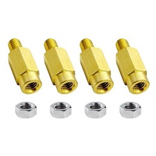 Brass Battery Terminal Clamp Extension Bolts 5/16-18 Stud Extender 4 Pack
