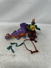 Vintage TMNT Cave Turtle Mike and Silly Stegosaurus Michaelangelo Dinosaur 1993