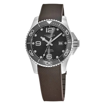 New Longines HydroConquest Automatic Grey Dial Men's Watch L3.782.4.76.9