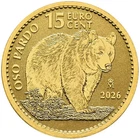 Gold Coin The Brown Bear Spain 2026 - Bullion Coin - 1/10 oz BU