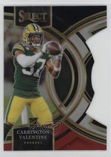 2023 Select Premier Level Black & Red Prizm Die-Cut Carrington Valentine 1o8k