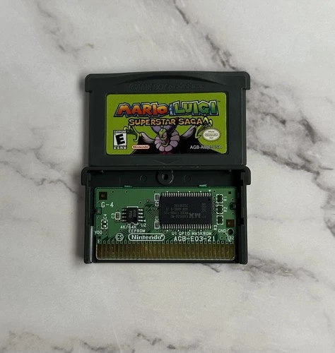 Mario & Luigi: Superstar Saga (Game Boy Advance, GBA, 2003) Authentic & Tested