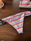 NWT Zumiez JV By Jac Vanek Rainbow Bikini It’s Not Me It’s You Size Small — photo 4