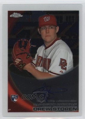 2010 Topps Chrome Rookie Auto Drew Storen #216 Auto 0jd0
