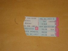 Ted Nugent & Michael Stanley Concert Ticket-1977-Riverfront-Cincinnati,OH