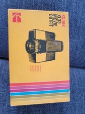 Vintage Kodak XL33 Movie Camera Strap Ektar Lens 9MM Untested Manual With Box
