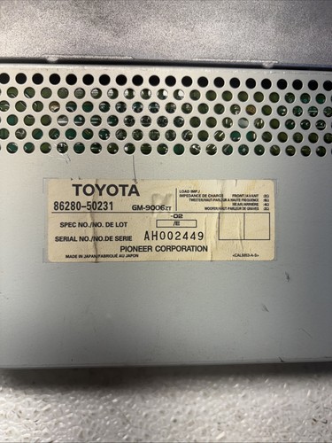 🔥01-04 Lexus LS430 XF30 Pioneer Audio Stereo Radio Amplifier 86280-50231 OEM - Bild 10 von 11